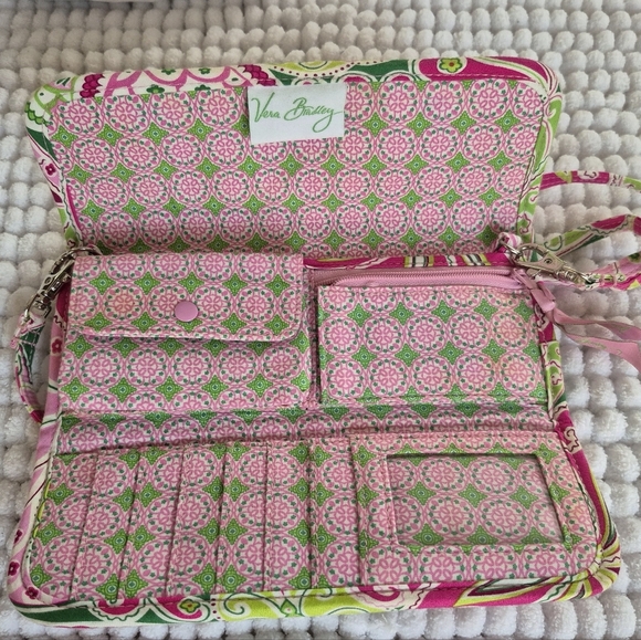 Vera Bradley Pink and Green Patterned Women's Bag - Picture 2 of 3